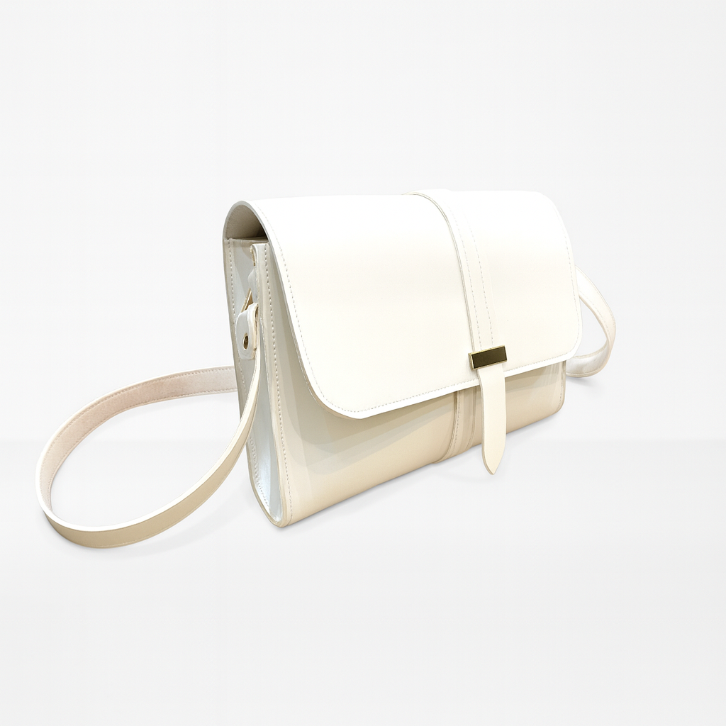 Mocca White Crossbody by Lunapersona