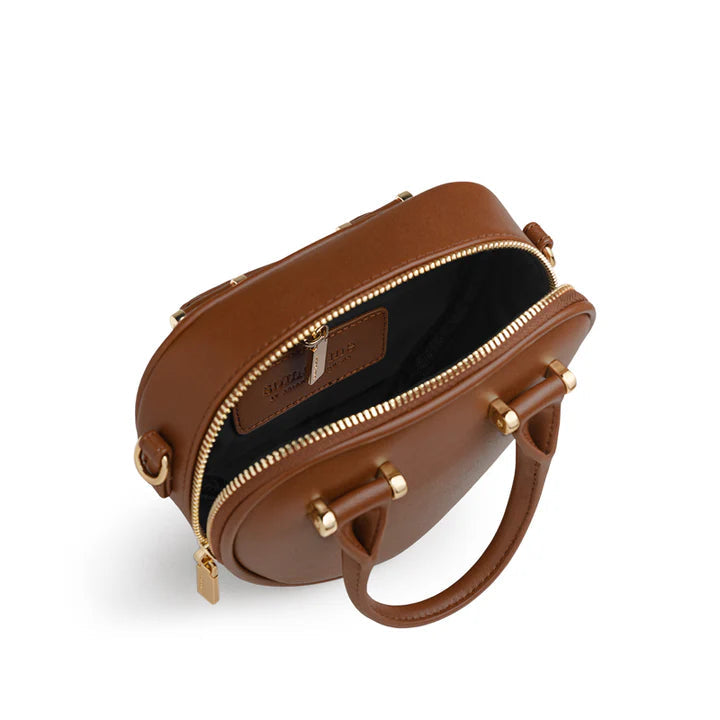 Mini Lune – Brown Heart Crossbody by Luna Persona