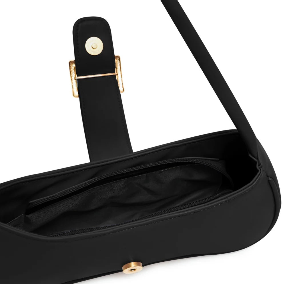 Bella Black Shoulder Bag