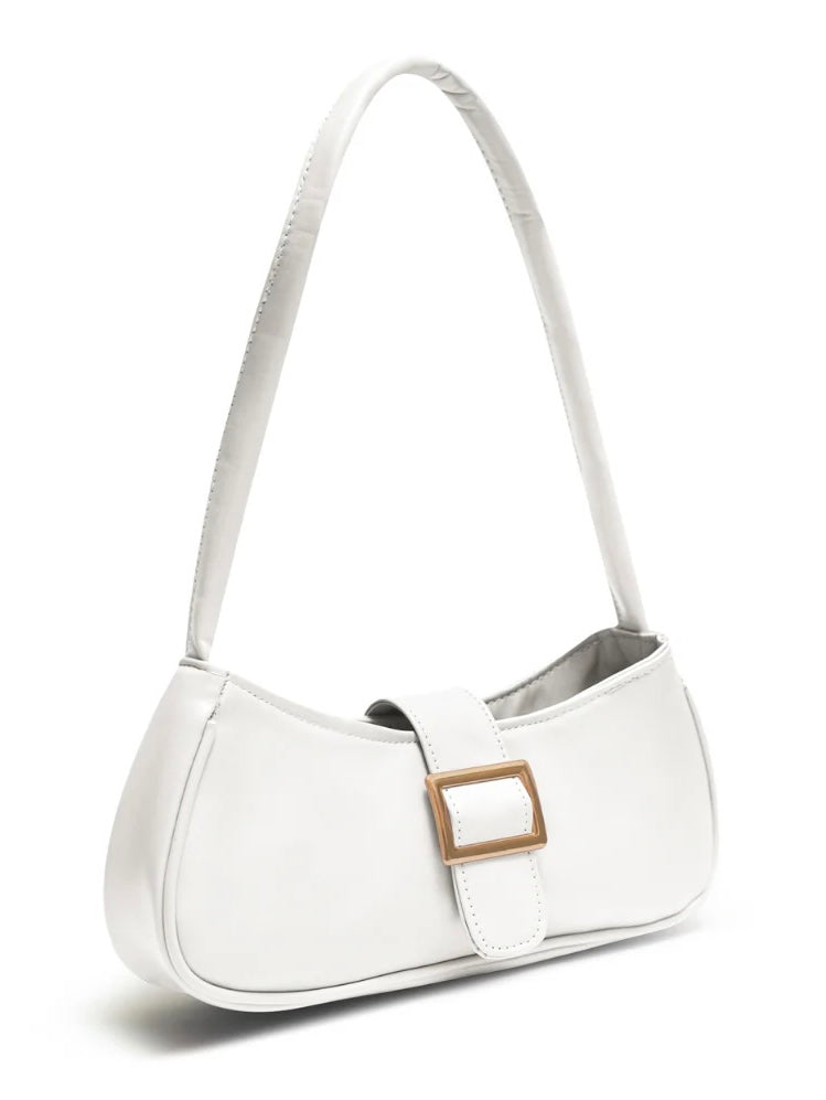 Bella White Shoulder Bag