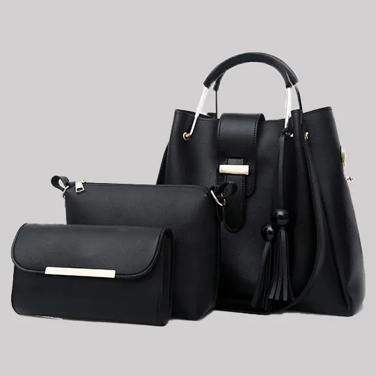 Brava 3-in-1 Beige Bag Set