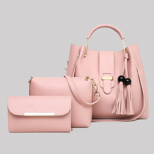 Brava 3-in-1 Beige Bag Set