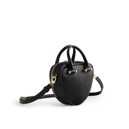 Mini Lune – Black Heart Crossbody