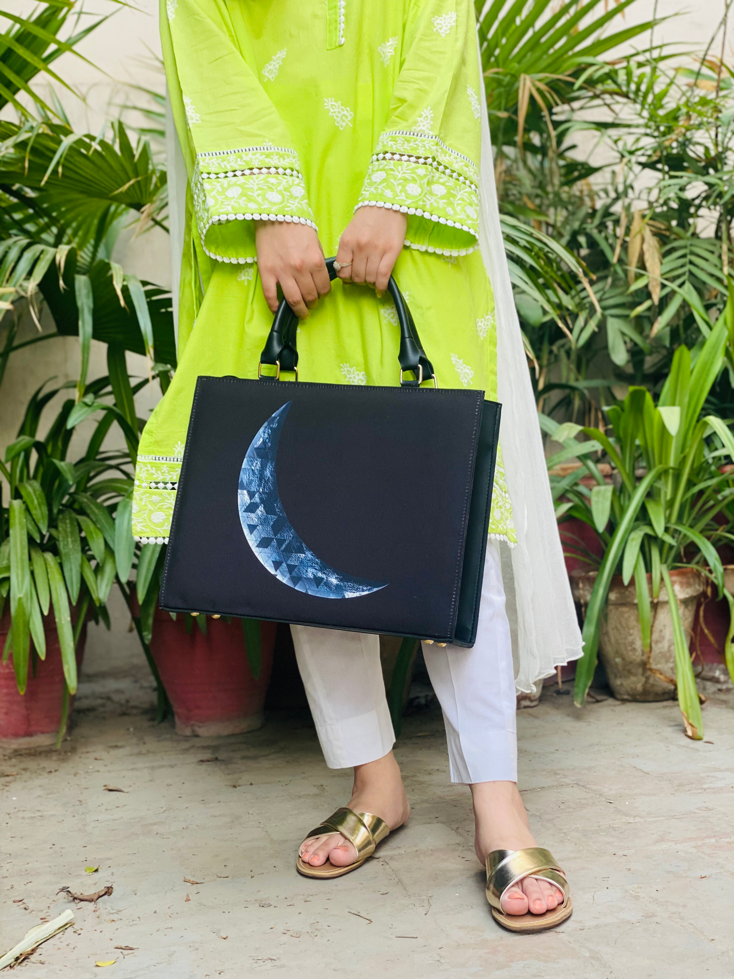 Midnight Canvas Tote by Luna Persona