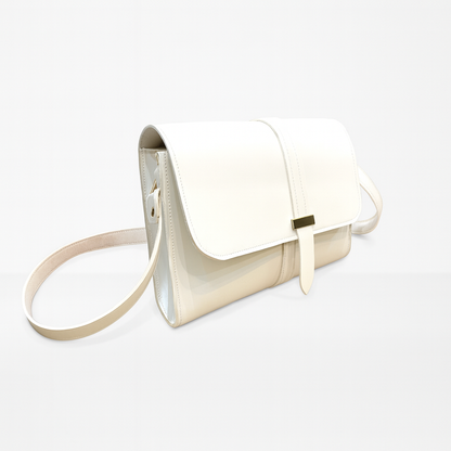 Mocca White Crossbody by Lunapersona