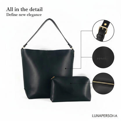 Luna Tote – Black 2-Piece