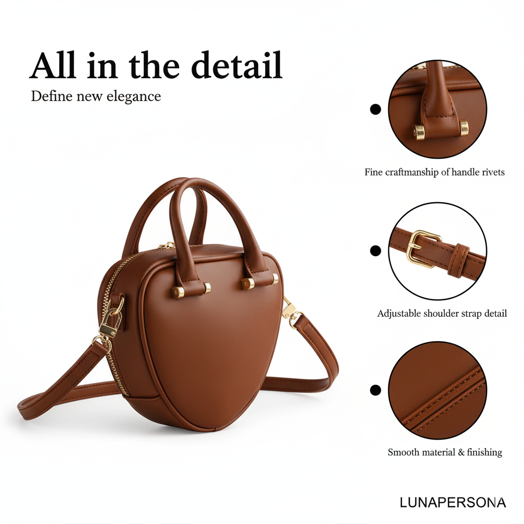 Mini Lune – Brown Crossbody