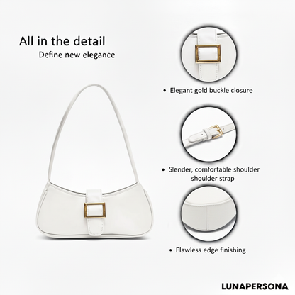 Bella White Shoulder Bag