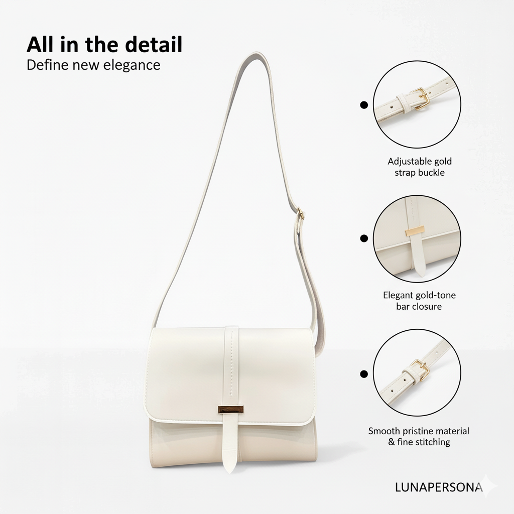 Mocca White Crossbody