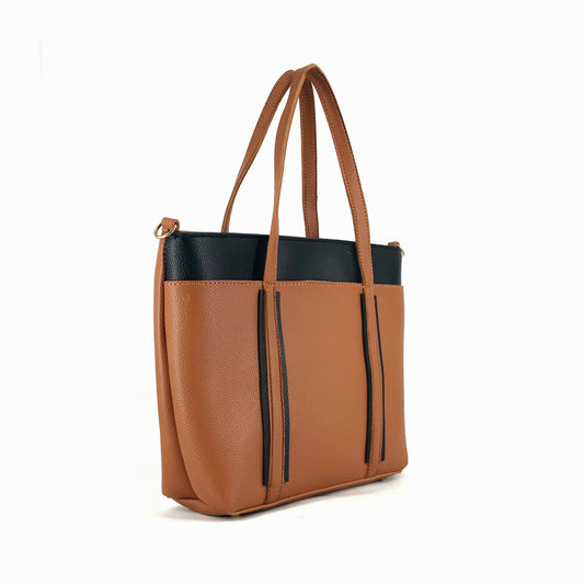 Brown Tote – Everyday Classic by Luna Persona