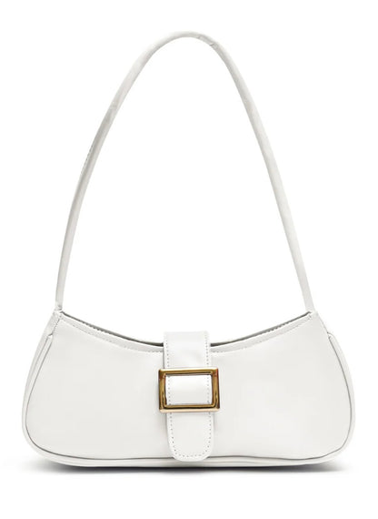 Bella White Shoulder Bag