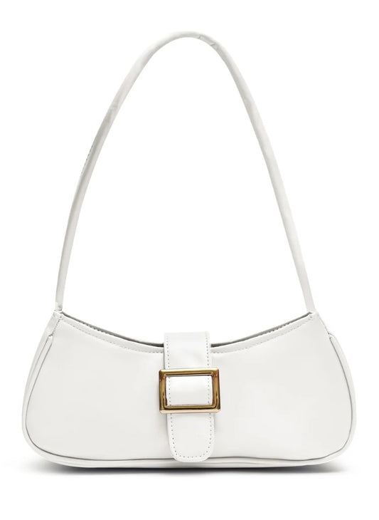 Bella White Shoulder Bag