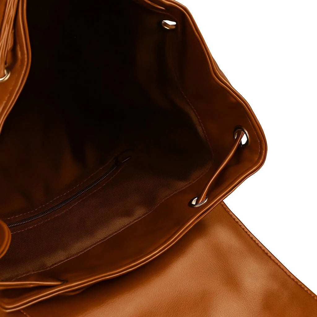 Brown Backpack - by Lunapersona