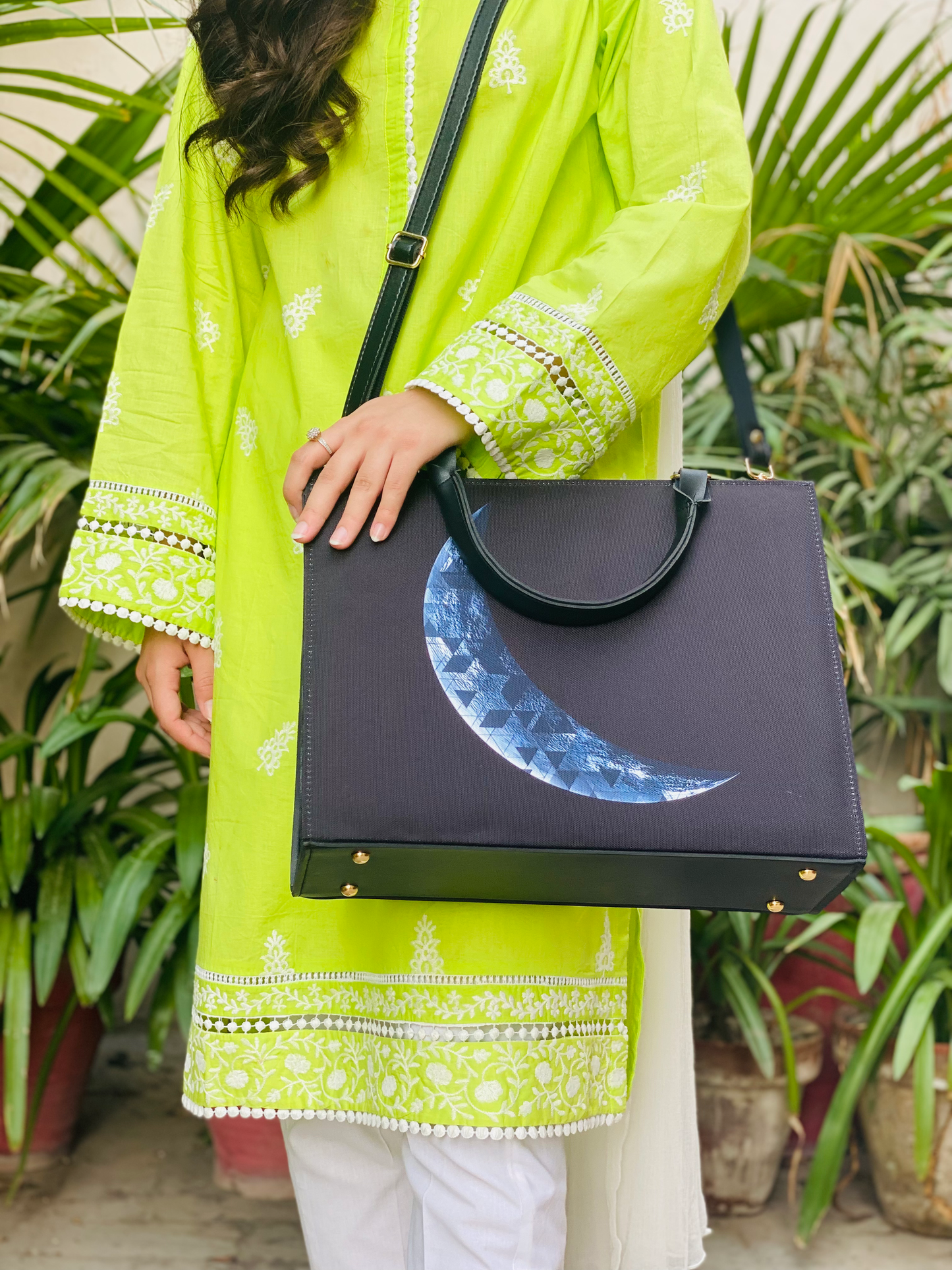 Midnight Canvas Tote by Luna Persona